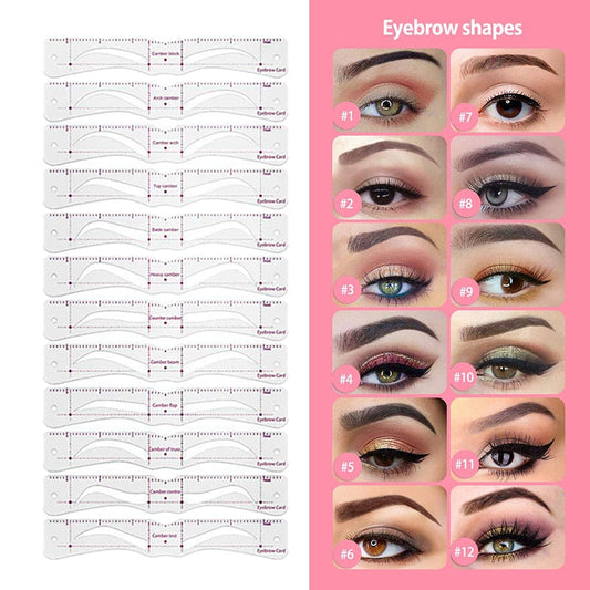 Reusable Eyebrow Stencils